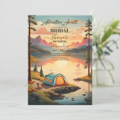 ラスティックオータムフォレストブライダルシャワー 招待状 (スタンド正面)