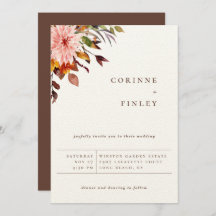 ラスティックオータムブーケウェディング