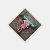 ラスティックカウガールブルスカンナウェスタンパーティー スタンダードカクテルナプキン (角)