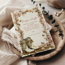 ラスティックカウガールブーツおむつくじ エンクロージャーカード