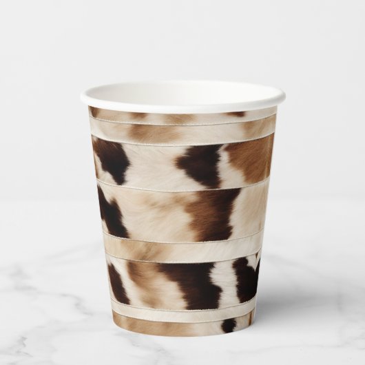 ラスティックカウプリントウェスタンカントリーカウボーイパーティ 紙コップ (裏面)