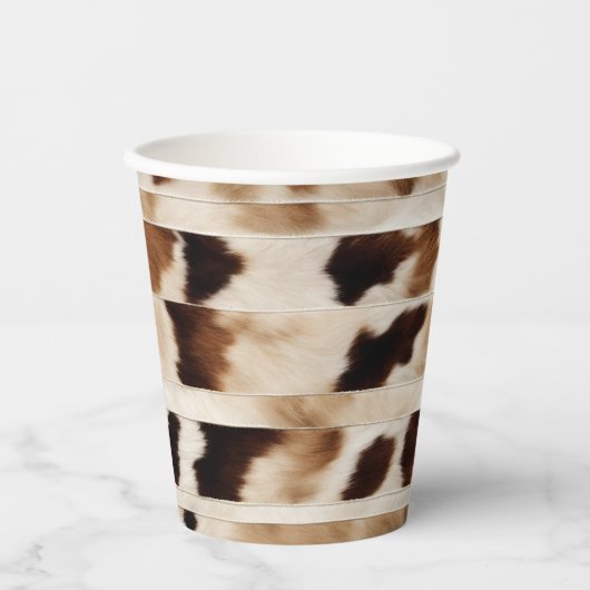 ラスティックカウプリントウェスタンカントリーカウボーイパーティ 紙コップ (正面)