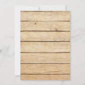 ラスティックカモウエディング招待状 招待状 (裏面)