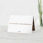 ラスティックカントリーウェスタンウェディング サンキューカード (裏面)