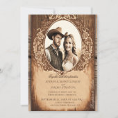 ラスティックカントリーウェディング招待状 招待状 (正面)