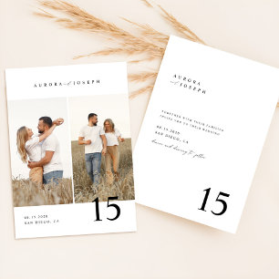 ラスティックカントリー スクリプト ボーホー フォト ウェディング 招待状