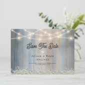 ラスティックカントリー バーンウッド 水平 セーブ・ザ・デート (スタンド正面)