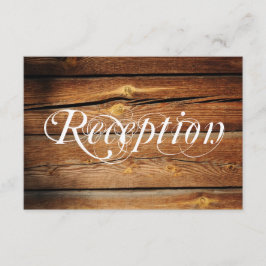 ラスティックカントリー バーンウッド 結婚式の受付カード エンクロージャーカード