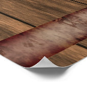 ラスティックカントリー バーンワード メニュー ポスター (角)