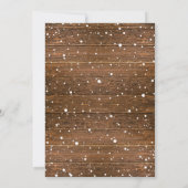 ラスティックカントリー ビジネス 会社 クリスマスパーティ 招待状 (裏面)