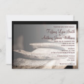 ラスティックカントリー ホースシューズ カウボーイ ウェディング 招待状 (裏面)