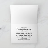 ラスティックガーデンひまわりイブニングパーティー 招待状 (内部)