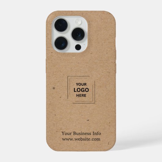 ラスティッククラフトの企業ロゴiPhoneケース iPhoneケース (裏面)