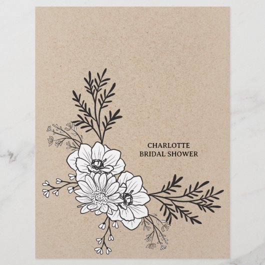 ラスティッククラフト ウェディングシャワーゲーム 彼女はどちらかというと チラシ (裏面)