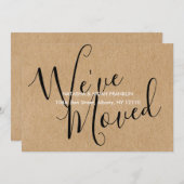 ラスティッククラフト 新しい家のお知らせ 新住所のお知らせ (正面/裏面)