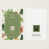 ラスティッククリスマスフォレストジュエリーディスプレイTMF26 (正面&裏面)