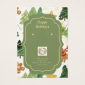 ラスティッククリスマスフォレストジュエリーディスプレイTMF26 (正面)