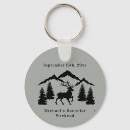 ラスティックグレイの鹿狩り独身最後の週末 キーホルダー