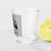 ラスティックグレイの鹿狩り独身最後の週末 ショットグラス (右)