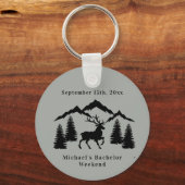 ラスティックグレー鹿狩り独身最後の週末 キーホルダー (裏面)