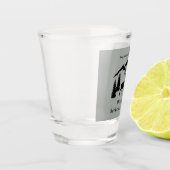 ラスティックグレー鹿狩り独身最後の週末 ショットグラス (左)