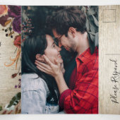 ラスティックシャトー フラワー オールインワン ウェディング 三つ折り招待状 (内部中)