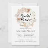 ラスティックジャングルリース ブライダルシャワー招待状 招待状 (正面)