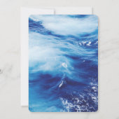 ラスティックスターフィッシュトロピカルコーストビーチウェディング 招待状 (裏面)