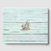 ラスティックターコイズカントリーハットとブーツ ゲストブック (裏面)