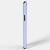 ラスティックダスティブルーの水彩花束 iPhoneケース (右側面)