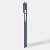 ラスティックダスティブルーウォーターカラーミニマルモダン Case-Mate iPhoneケース (裏面 / 左)