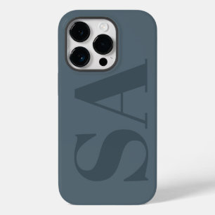 ラスティックダスティブルー水彩ミニマルモダン Case-Mate iPhone 14 PROケース