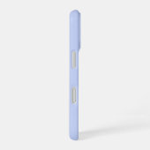ラスティックダスティブルー水彩花束 iPhone 16ケース (右側面)