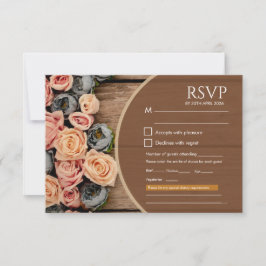 ラスティックチャーム ウェディング RSVP カード