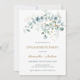 ラスティックテーマのオーダーメイドエンゲージメント招待状 招待状