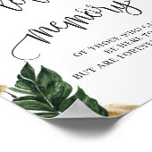 ラスティックトロピカルグリーン 思い出の看板 ポスター (角)