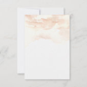 ラスティックトロピカルパームウェディングレセプション 招待状 (裏面)