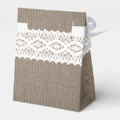 ラスティックバーラップ&ホワイトレースウェディングサンキュー フェイバーボックス (裏面サイド)