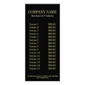 ラスティックバーンウッドレース西カントリーサンフラワー ラックカード (裏面)