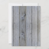 ラスティックバーンダンボールひまわりベイビースプリンクル招待状 招待状 (裏面)