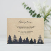 ラスティックパインウェディング 詳細 受付カード エンクロージャーカード (スタンド正面)