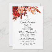 ラスティックビューティー フラワーバチェロレッテパーティー インビテーション (正面)