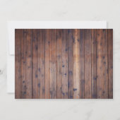 ラスティックビーチスターフィッシュ＆ひまわり ブライダルシャワー 招待状 (裏面)