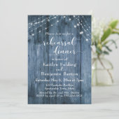 ラスティックブルーウッド＆ライトストリングスリハーサルディナー 招待状 (スタンド正面)