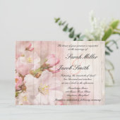 ラスティックブルームズ | 桜の結婚式 招待状 (スタンド正面)