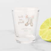 ラスティックブーツとバブルリーウェスタン ブライダルシャワー ショットグラス (裏面)