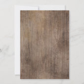 ラスティックブーツと輝きのカーボーイカップルシャワー 招待状 (裏面)