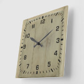 ラスティックペイントウッド スクエア壁時計 (傾斜)