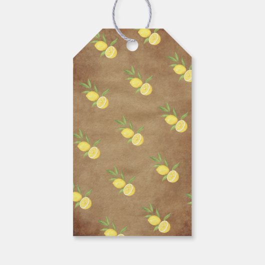 ラスティックホームメイドリモンチェロレモンリキュール ギフトタグ (裏面)