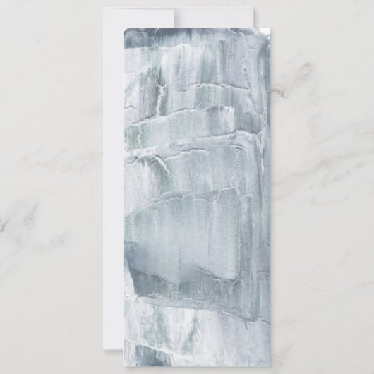 ラスティックボタニカル ウェディングディナーメニュー招待状 招待状 (裏面)